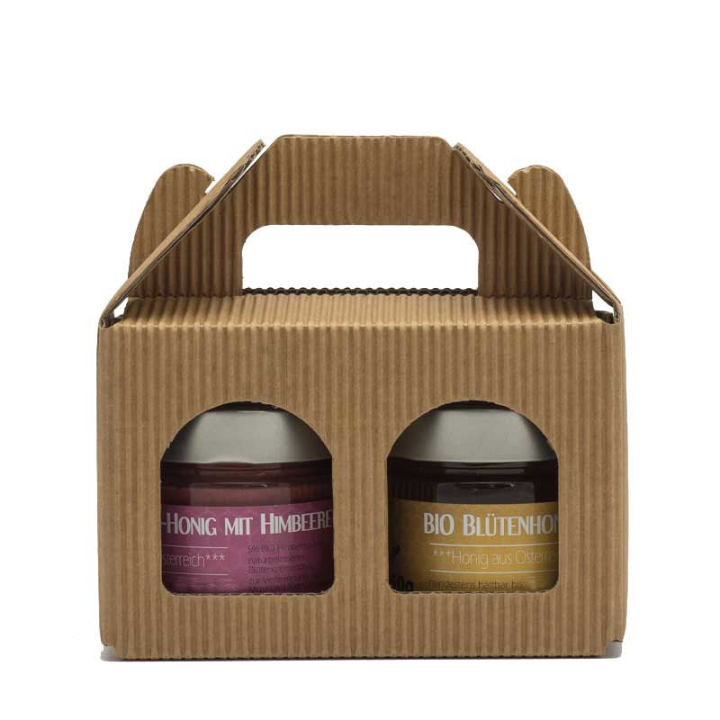 Bio Honig 2er Geschenkbox in verschiedenen Varianten